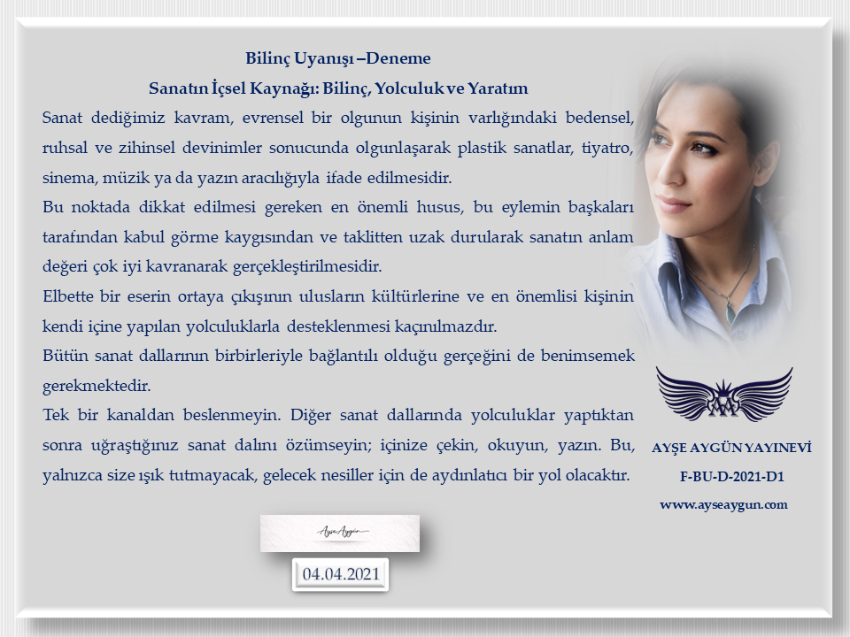 Sanatın İçsel Kaynağı: Bilinç, Yolculuk ve Yaratım