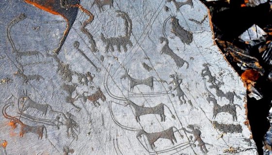 Kaya Üstü Resimlerinde Türk İzleri