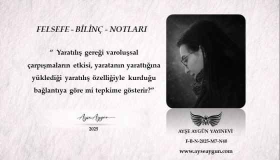Yaratılış gereği varoluşsal çarpışmaların etkisi