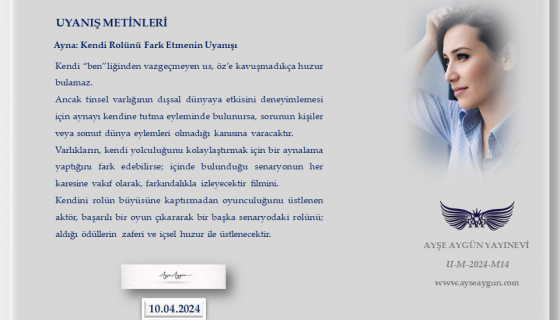 Ayna: Kendi Rolünü Fark Etmenin Uyanışı