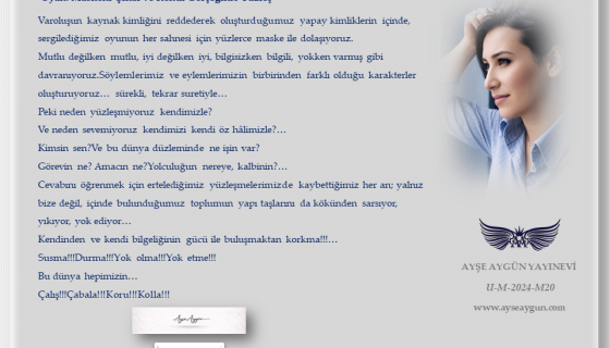 Uyan: Maskeni Çıkar ve Kendi Gerçeğinle Yüzleş