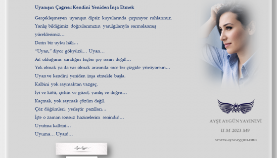 Uyanışın Çağrısı: Kendini Yeniden İnşa Etmek