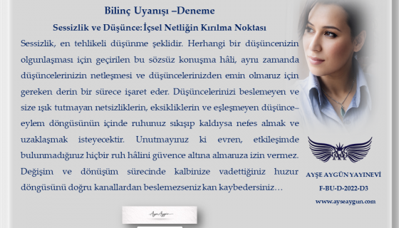 Sessizlik ve Düşünce: İçsel Netliğin Kırılma Noktası