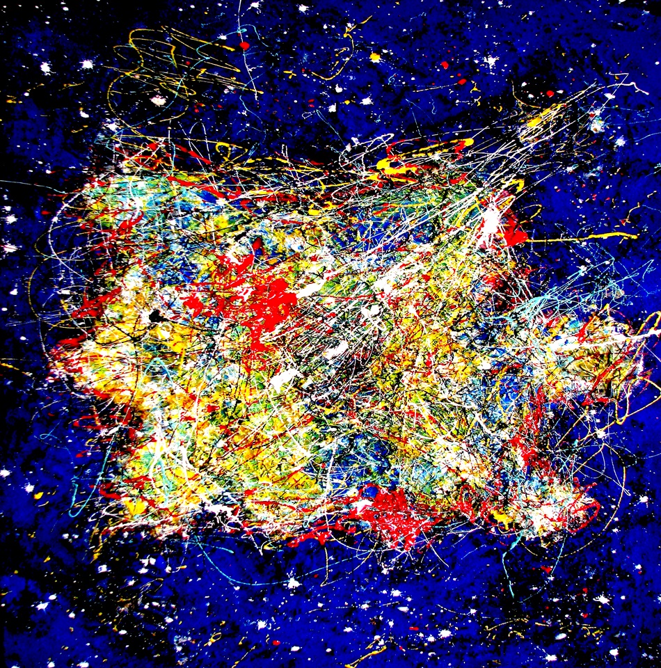 Ayşe AYGÜN 2011 ”Nebula”9  70X100 Tuval Üzerine Karışık Teknik