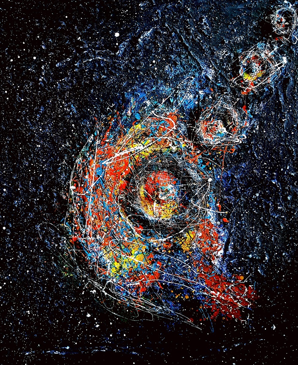 Ayşe AYGÜN 2016 ”Nebula” 20 100X120 Tuval Üzerine Karışık Teknik 