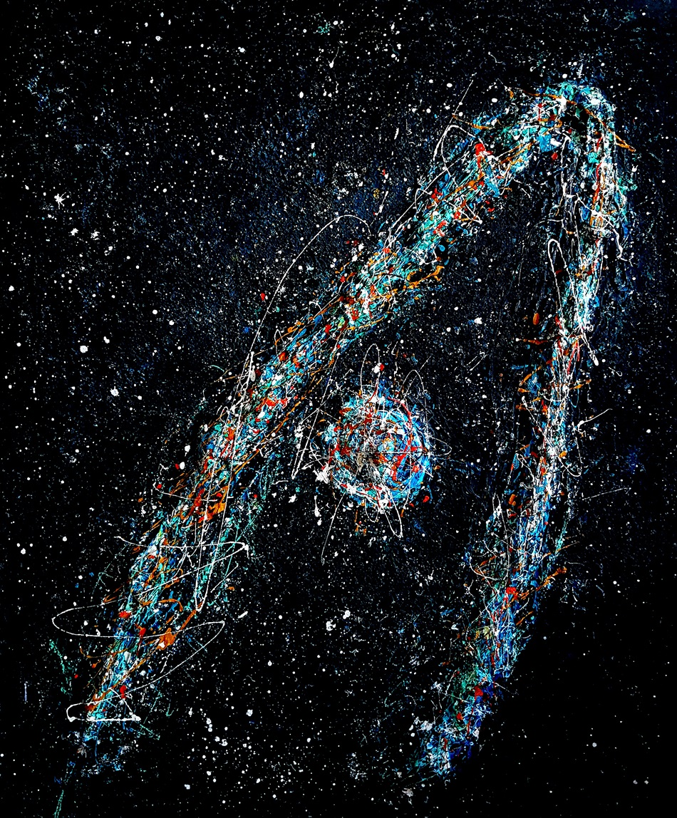 Ayşe AYGÜN2016 ”Nebula” 18 100X120 Tuval Üzerine Karışık Teknik